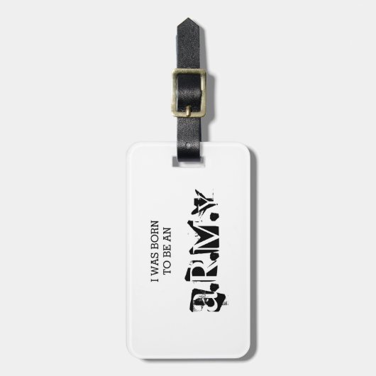 軍隊 ラゲッジタグ (正面縦)