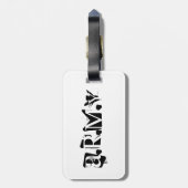 軍隊 ラゲッジタグ (裏面縦)