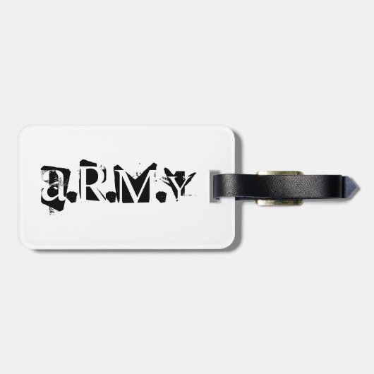 軍隊 ラゲッジタグ (裏面横)