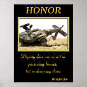 軍隊・レジリエンスと力で輝く名誉 ポスター (正面)