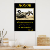 軍隊・レジリエンスと力で輝く名誉 ポスター (キッチン)