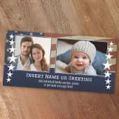 軍隊/愛国的なクリスマスフォトカード シーズンカード