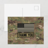 軍隊 - 感謝 ポストカード (正面/裏面)