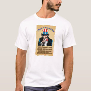 軍隊-米国市民加わって下さい Tシャツ