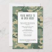 軍隊/迷彩パーティの招待状 招待状 (正面)