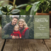 軍隊-迷彩柄 – クリスマスフォトカード – 1枚 シーズンカード