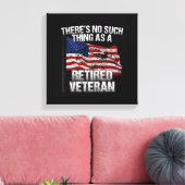 軍隊-退役軍人など退職したなし キャンバスプリント (インサイチュ (リビング))