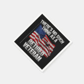 軍隊-退役軍人など退職したなし スタンダードカクテルナプキン (角)