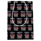 軍隊-退役軍人など退職したなし ミディアムペーパーバッグ (正面)