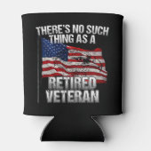 軍隊-退役軍人など退職したなし 缶クーラー (裏面)