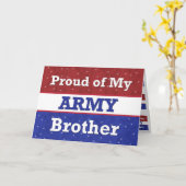 軍隊- BROTHER in Army - 考え's of You カード (黄色い花)