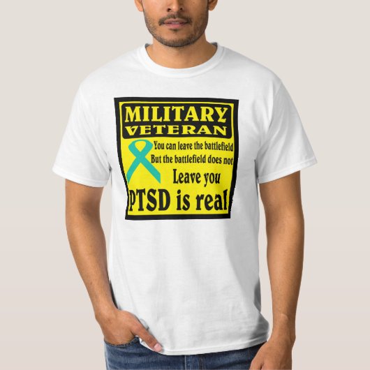 軍隊、PTSD。 Tシャツ (正面)