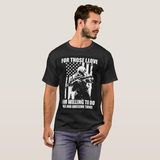 軍隊 Tシャツ (正面フル)