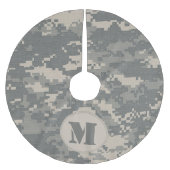 軍隊ACUデジタルの迷彩柄のクリスマスツリーのスカート ブラッシュドポリエステルツリースカート (正面)