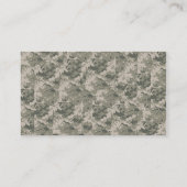 軍隊ACU Camoflaugeデジタルの迷彩柄の名刺 名刺 (裏面)