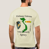 軍隊ASA-1 Tシャツ (裏面)