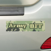 軍隊BFF バンパーステッカー (車上)
