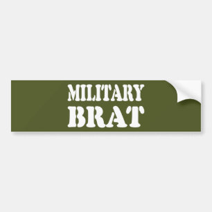 軍隊BRAT バンパーステッカー