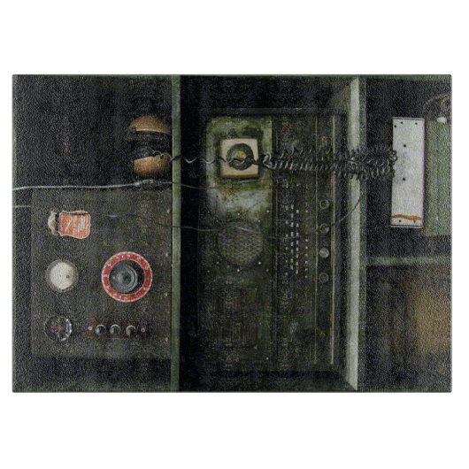 軍隊Commsヴィンテージ無線機 カッティングボード (正面)