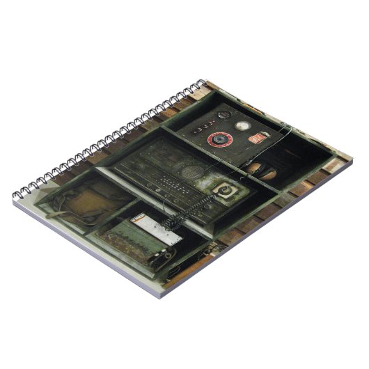 軍隊Commsヴィンテージ無線機 ノートブック (左側)