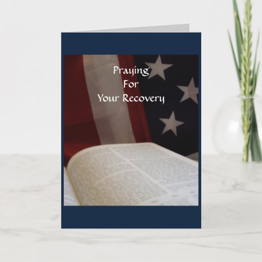 軍隊Get Well Card カード (正面)