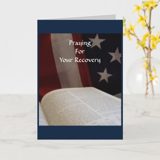 軍隊Get Well Card カード (黄色い花)