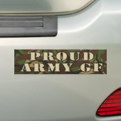 軍隊GFのバンパーステッカー バンパーステッカー (車上)