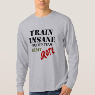 軍隊JROTCは、異常の侵入者のチーム長袖訓練します Tシャツ