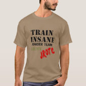 軍隊JROTCは、異常の侵入者のチームTシャツ訓練します Tシャツ (正面)