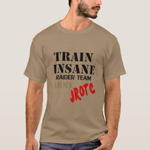 軍隊JROTCは、異常の侵入者のチームTシャツ訓練します Tシャツ