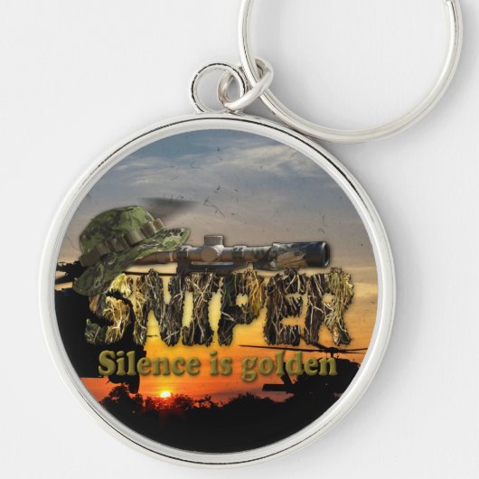 軍隊LRRP LRPS Recon Snipers Sniper SOF キーホルダー (正面)