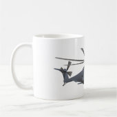 軍隊MH-53ヘリコプター コーヒーマグカップ (左)