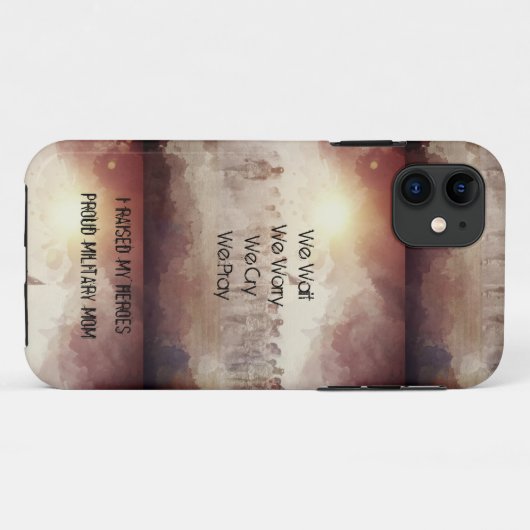 軍隊Mom iPhone 13ケース Case-Mate iPhoneケース (裏面(横))