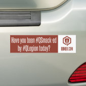 軍隊QSmack バンパーステッカー (車上)