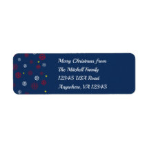 軍隊USAクリスマススノーフレークスブルー