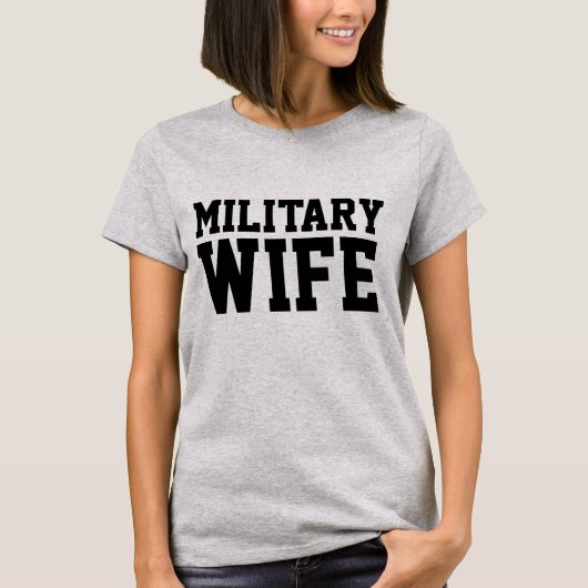 軍隊WIFE Tシャツ (正面)