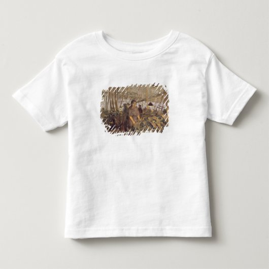 軍需品の工場のインテリア トドラーTシャツ (正面)