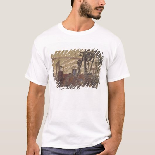 軍需品の工場のインテリア、1916-17年 Tシャツ (正面)