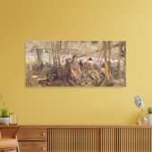 軍需工場のインテリア キャンバスプリント (インサイチュ (リビング))