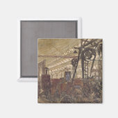 軍需工場のインテリア, 1916-17 マグネット (正面/裏面)