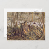 軍需工場の内部 ポストカード (正面/裏面)