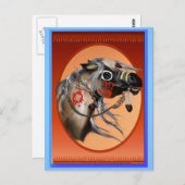 軍馬はがき ポストカード (正面/裏面)