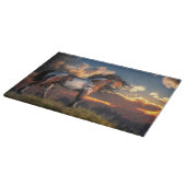 軍馬 カッティングボード (角)