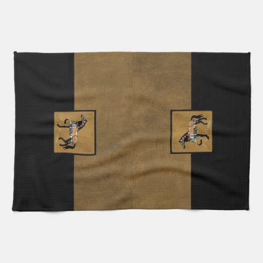 軍馬 キッチンタオル (横)