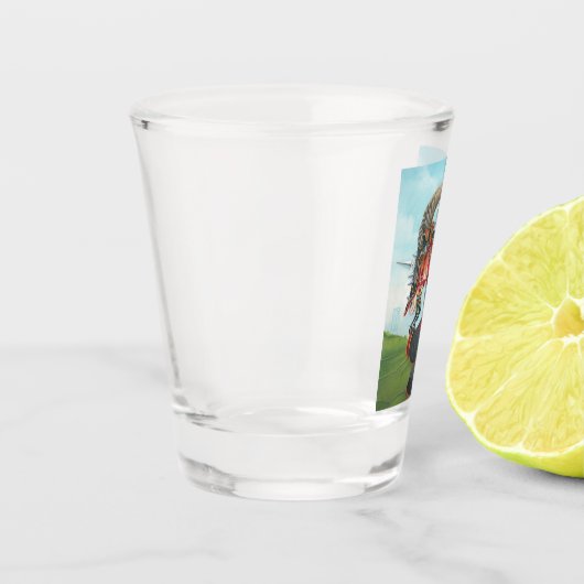 軍馬 ショットグラス (左)