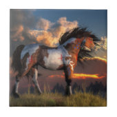 軍馬 タイル (正面)