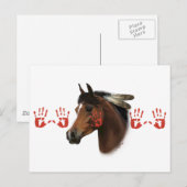 軍馬 ポストカード (正面/裏面)