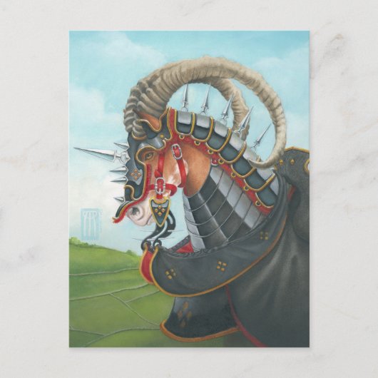 軍馬 ポストカード (正面)