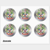 軍騎士シールド龍剣のコートありがとう ラウンドシール (シート)