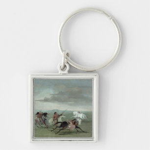 軍Horsemanship 1834年のコマンチェの業績(油 キーホルダー
